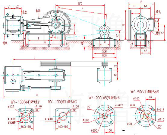 WY-50(V5)WY-100(W4)WY-200(W5)ʽձðbߴD